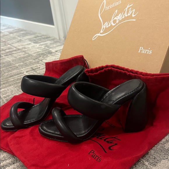 Christian Louboutin
Inflama Sab 85 Leather Sandal.